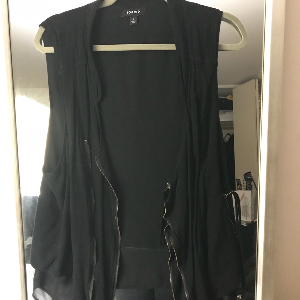 black vest FINAL SALE - make an offer